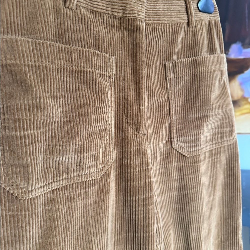 Victoria Beckham Women’s Brown Corduroy Pants